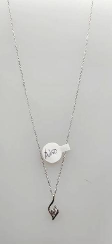 14k / 10k Gold Pendants on Chain Necklaces: Diamonds, Sapphires - Photo 3