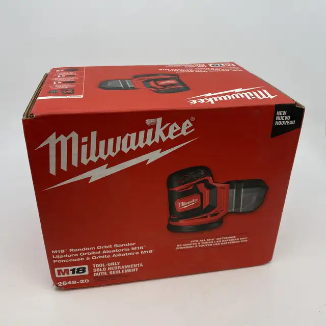 Milwaukee 2648-20 M18 5 inch Random Orbit Sander (NEW) $139