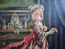 Painting Oil On Canvas The Letter