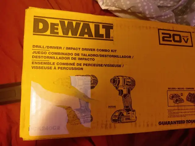 New Dewalt drill kit