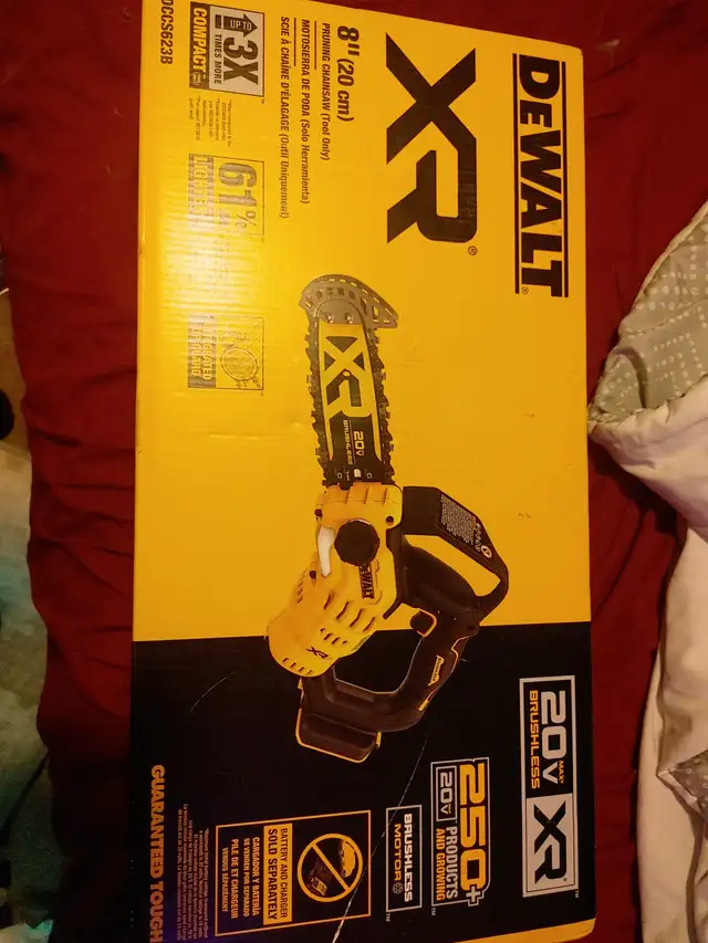 New Dewalt chainsaw XR