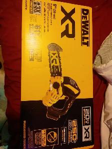 New Dewalt chainsaw XR