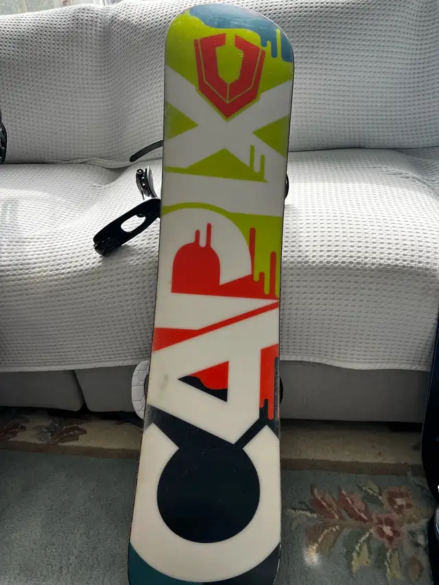 Snowboard, Binders, Shoe size 5k