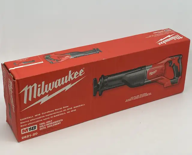 Milwaukee 2621-20 M18 SAWZALL Reciprocating Saw (NEW) $149