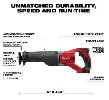 Milwaukee 2621-20 M18 SAWZALL Reciprocating Saw (NEW) $149 - Photo 2