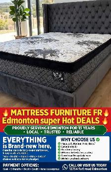 Queen mattress from $235, twin / single $95 same hour delivery