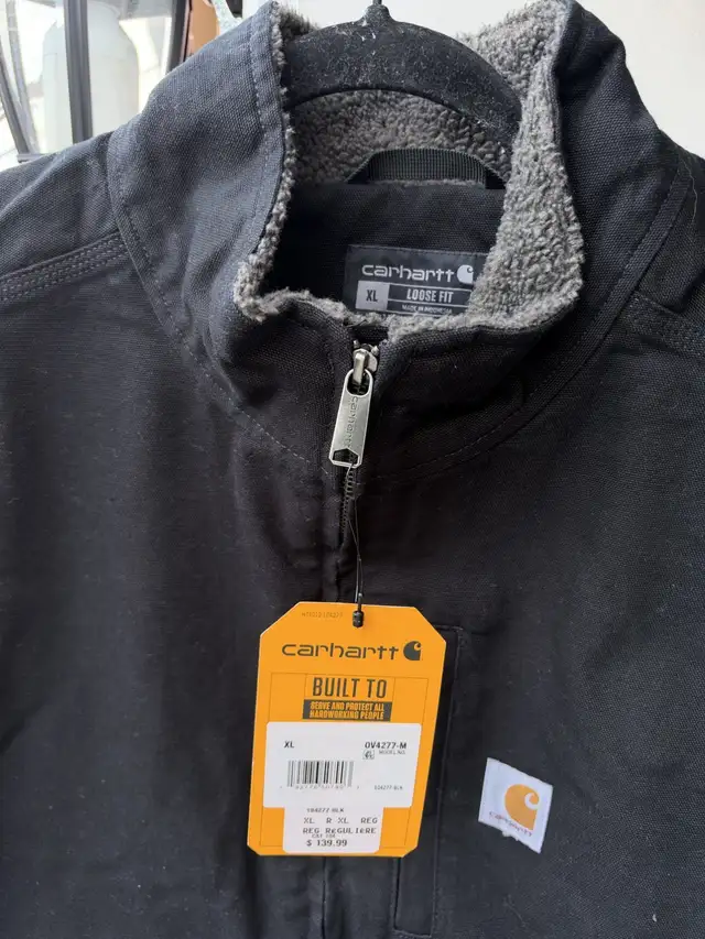 Carhartt Sherpa Lined Vest Mens XL Black Brand New With Tags