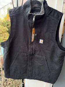 Carhartt Sherpa Lined Vest Mens XL Black Brand New With Tags - Photo 3