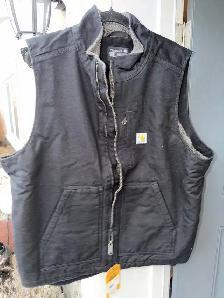 Carhartt Sherpa Lined Vest Mens XL Black Brand New With Tags - Photo 6