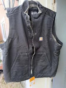 Carhartt Sherpa Lined Vest Mens XL Black Brand New With Tags - Photo 9