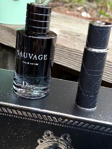 Dior Sauvage Gift Set EDP 100ml Travel Spray Pouch New - Photo 6