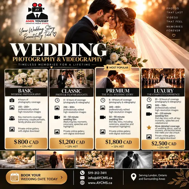 ✨ YOUR WEDDING STORY, BEAUTIFULLY TOLD ✨