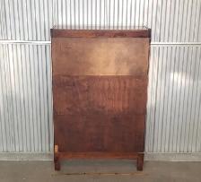 Antique mahogany Mission barrister bookcase 5 part 3 tiers 1920s - Photo 10