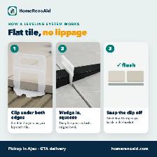 Tile Leveling Wedges - Reusable, Heavy Style 2 - 100 pcs $12.99 - Photo 2