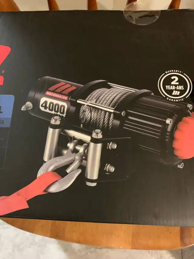 4000 lbs winch new never out the box