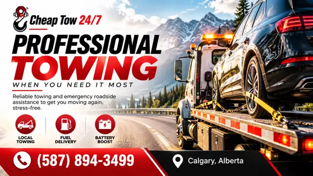 TOWING and Battery boost in calgary