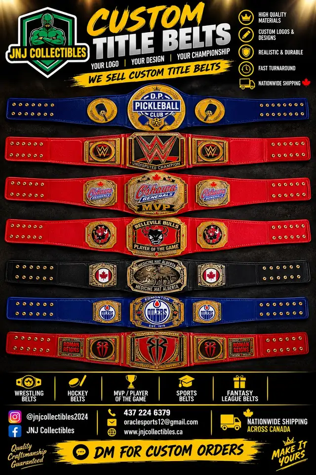 Custom Championship Belts | Wrestling,Hockey,MVP & Player of th