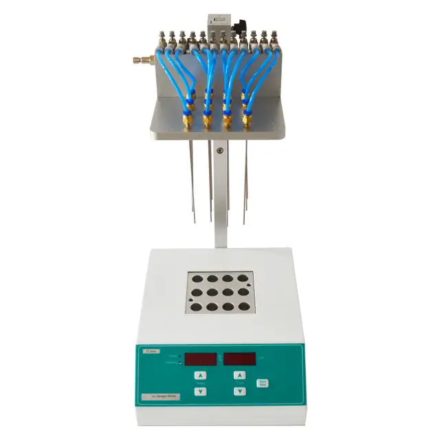12-Gas-Needles Sample Concentrator Nitrogen Evaporator 056481