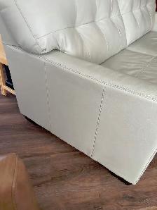 Ashley Leather Sofa - Photo 3