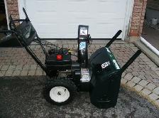 Mastercraft Snowblower 27in fully serviced starts first pull