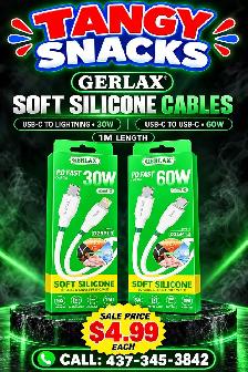 CHARGING CABLES - $5.00 EACH