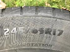 4x MotoMaster Winter Edge❄245/65R17   Rims (5x114.3mm) - Photo 2