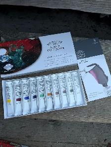 Winsor & Newton Artists Oil Paint Set 10x21ml New Sealed