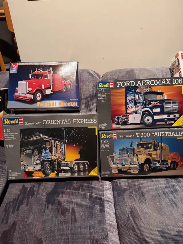 Vintage Truck Plastic Model Kits back to 1970