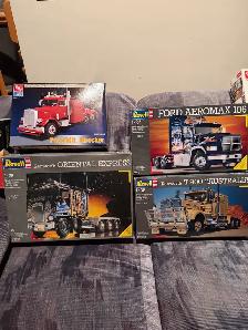 Vintage Truck Plastic Model Kits back to 1970