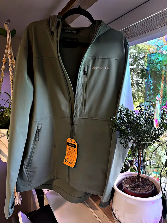 Carhartt Force Phoenix Jacket Mens M New Green Slate