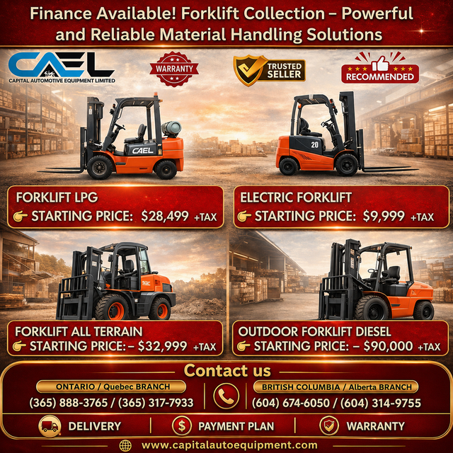 New CAEL Forklift Electric / propane  different capacity