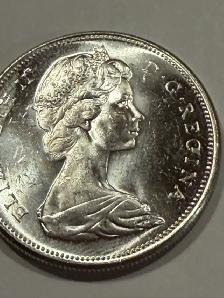 1967 CAN roll of (20)  Silver Dollar Coins  MS-64  Uncirculated - Photo 3