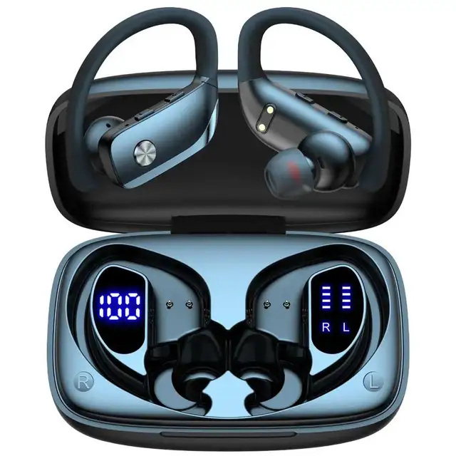 Wireless Microphone Set with Charging Case – 2 Clip-On Mics, 3-L