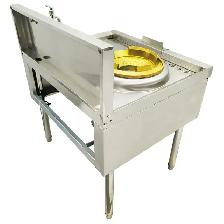 High Fire Stove LPG Gas Burner w/Baffle & Water Basin 053134 - Photo 5
