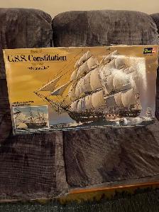 Vintage  Revell USS Constitution Plastic Model Kit-from 1976 NIB
