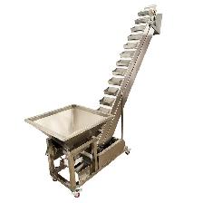 110V 6.8FT Bucket Stainless Steel Granule Conveyor Feeder057131 - Photo 5