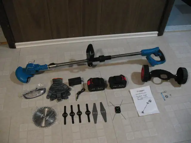 3 in 1 Cordless Grass Trimmer with Wheels, BRAND NEW