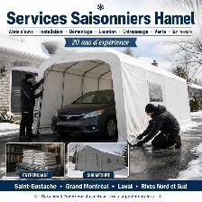 Installation, location, vente, et plus d’abris d’auto | Se