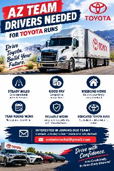 Az team driver Needed Immidatly