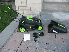 Steelite 13 Inch Cordless (Electric) Lawnmower,  BRAND NEW