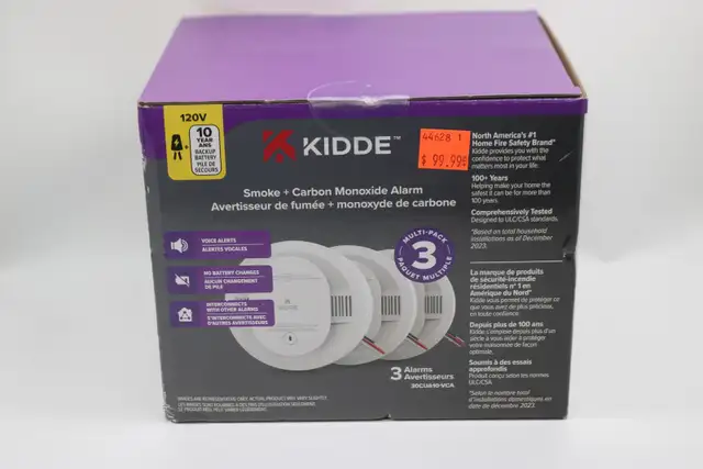 Kidde Hardwired Combination Smoke and CO Alarm (#44628-1)
