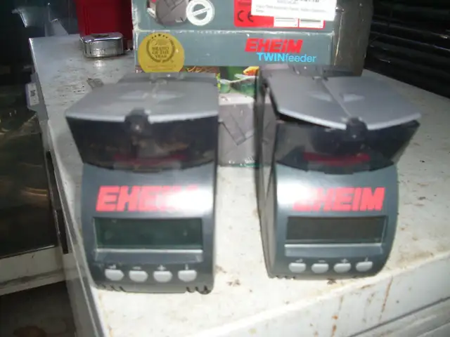 FOR SALE 2 LARGE EHEIM FEEDERS $50, BNIB MAGIC LIGHT $75