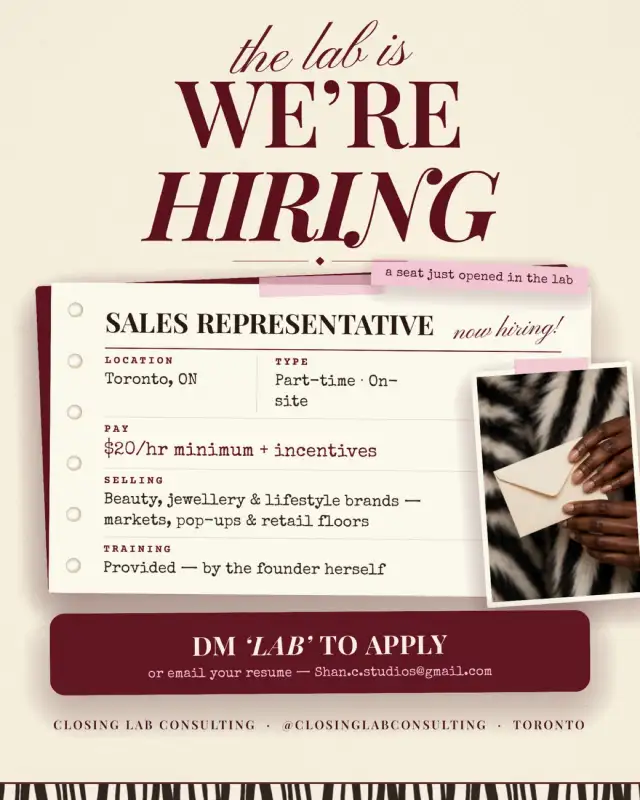 Sales Representative / Sales Associate