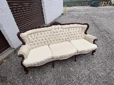 Free delivery used Vintage Style Tufted Sofa and Armchair Set - Photo 8