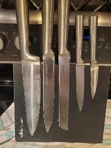think kitchen magnetic knife set