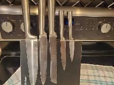think kitchen magnetic knife set - Photo 3