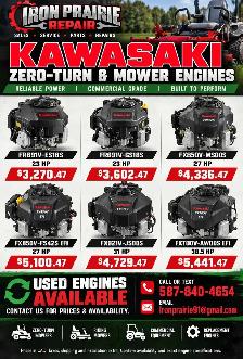 riding mower/zero turn used and new engines - Photo 2