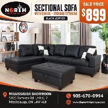 sectional sofa on sale with storage ottoman ‼️‼️