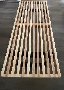 George Nelson Platform Bench - Walnut / Natural - Photo 3