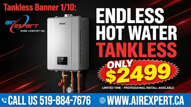 TANKLESS WATER HEATER TANKLESS WATER HEATER TANKLESS  INSTALLED